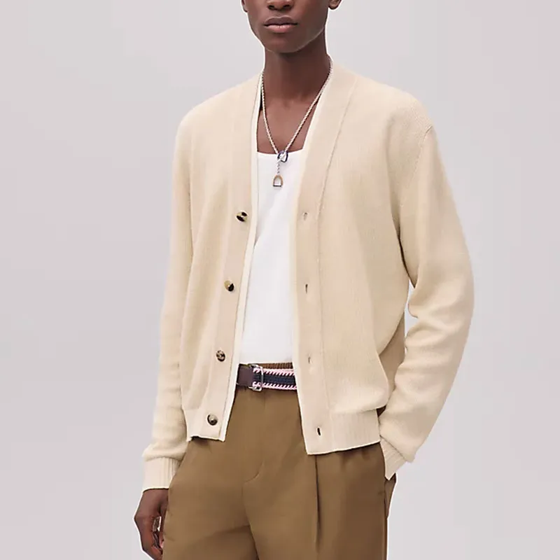 HERMES Knitwear Men Beige-1