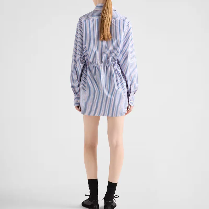PRADA Striped Poplin Shirt-3