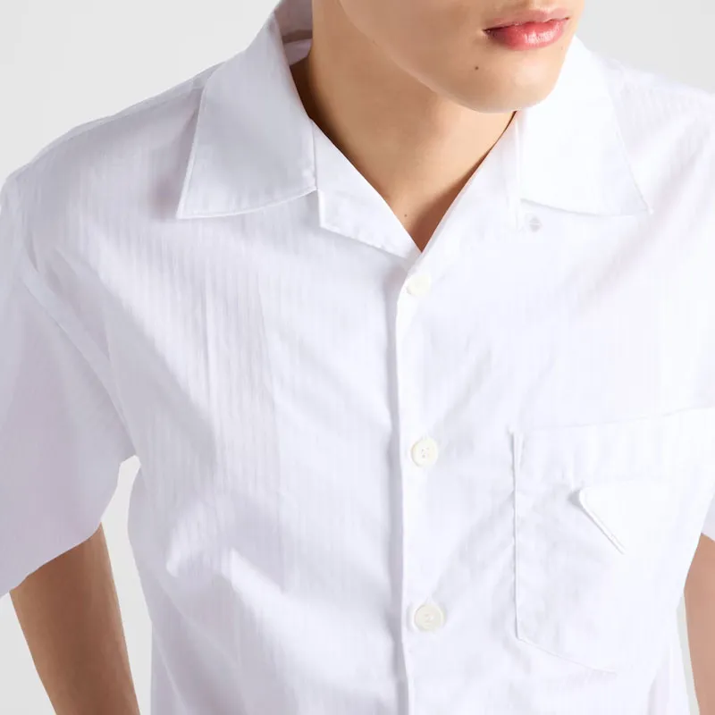 PRADA Short Sleeved Button Up Shirt-5