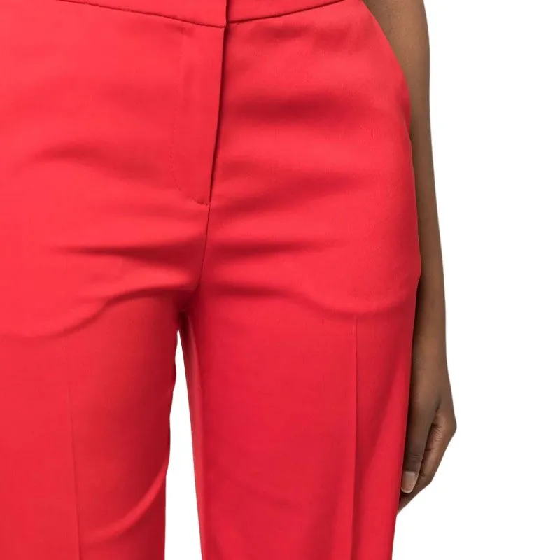 PINKO Straight Leg Flared Tailored Trousers-4