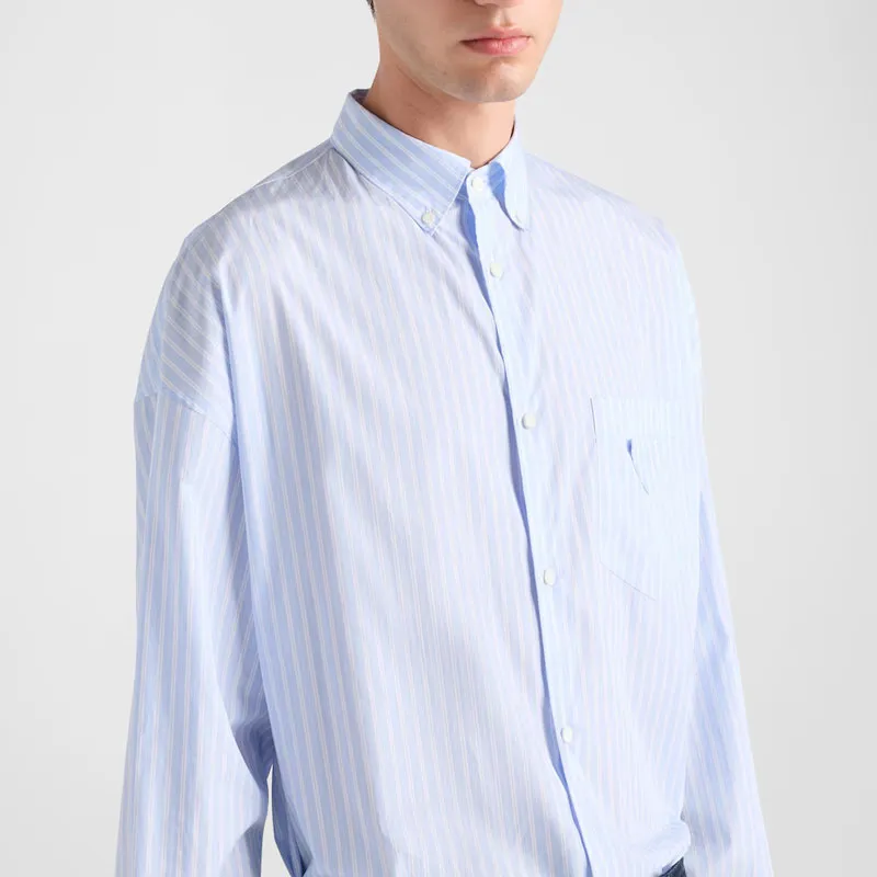 PRADA Striped Cotton Shirt-3