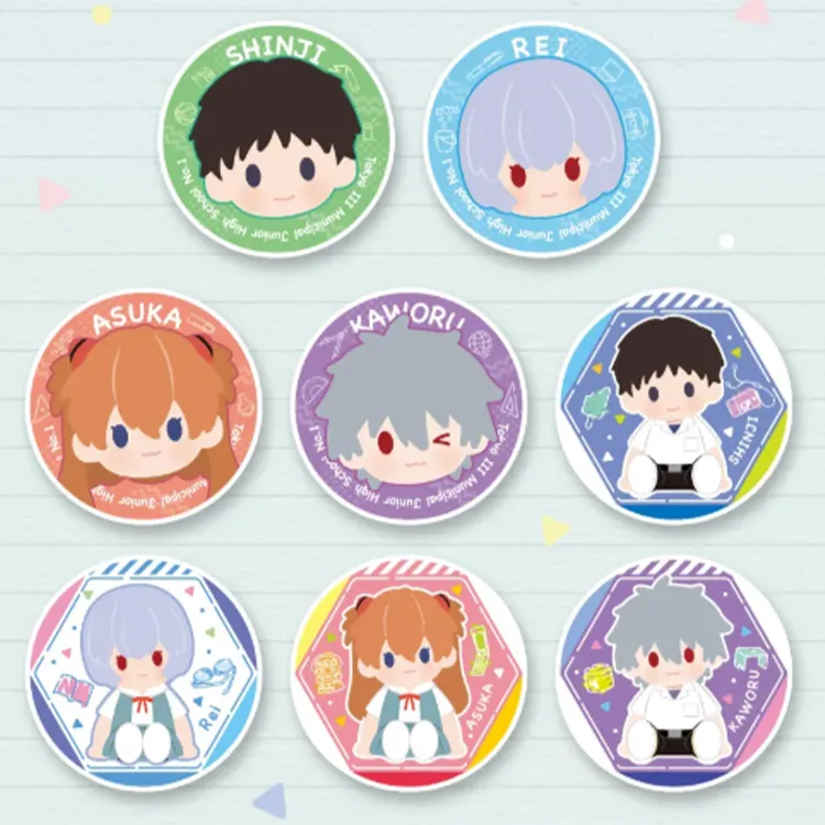 BANDAI x Ichiban Neon Genesis Evangelion, Tacit Understanding Between Classes G Reward, Plush Badges-1