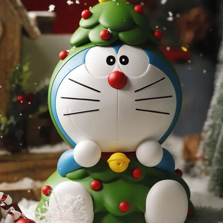 DoraemonA Aiying Authorized Doraemon Collection Chibi Figures 25cm/28cm/58cm-5