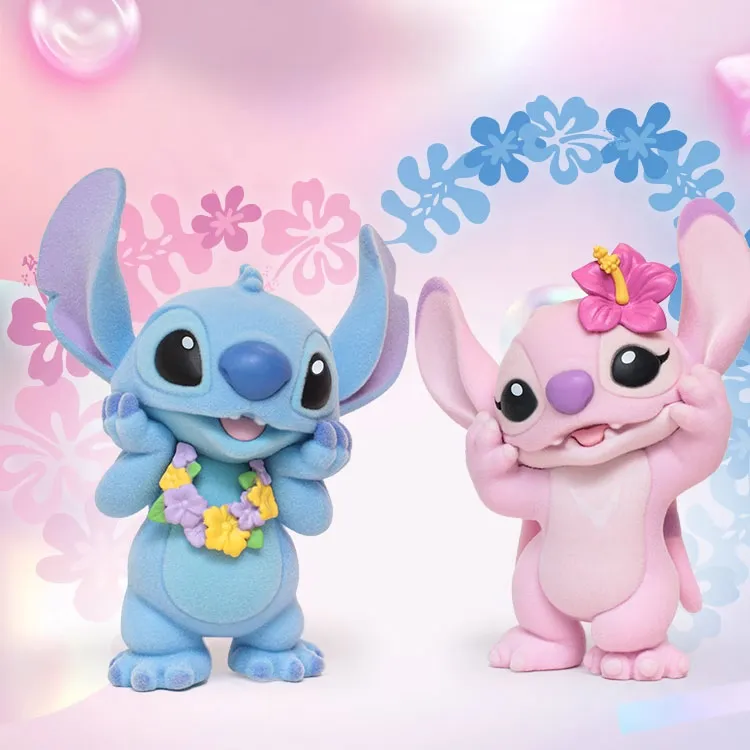 Disney Stitch And Angel Stitch Merch Chibi Figures-1