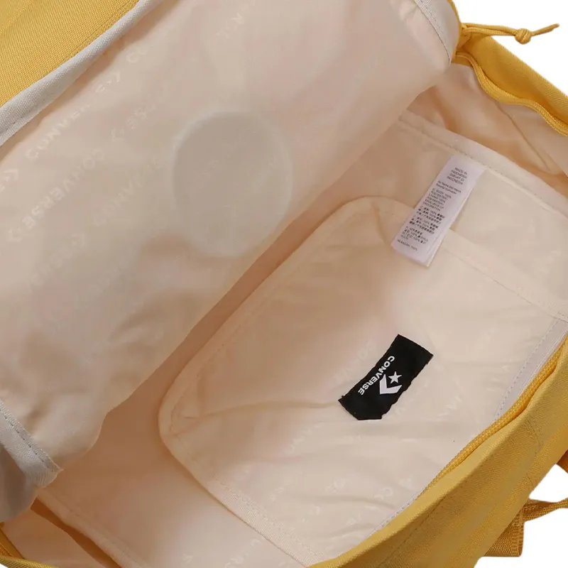 Converse Polyester Backpack Small Size Unisex Yellow-3