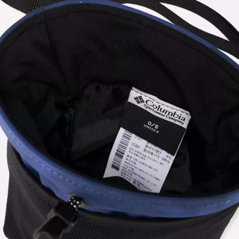 Columbia Fabric Shoulder Bag, Crossbody Bag Unisex Black & Blue-3