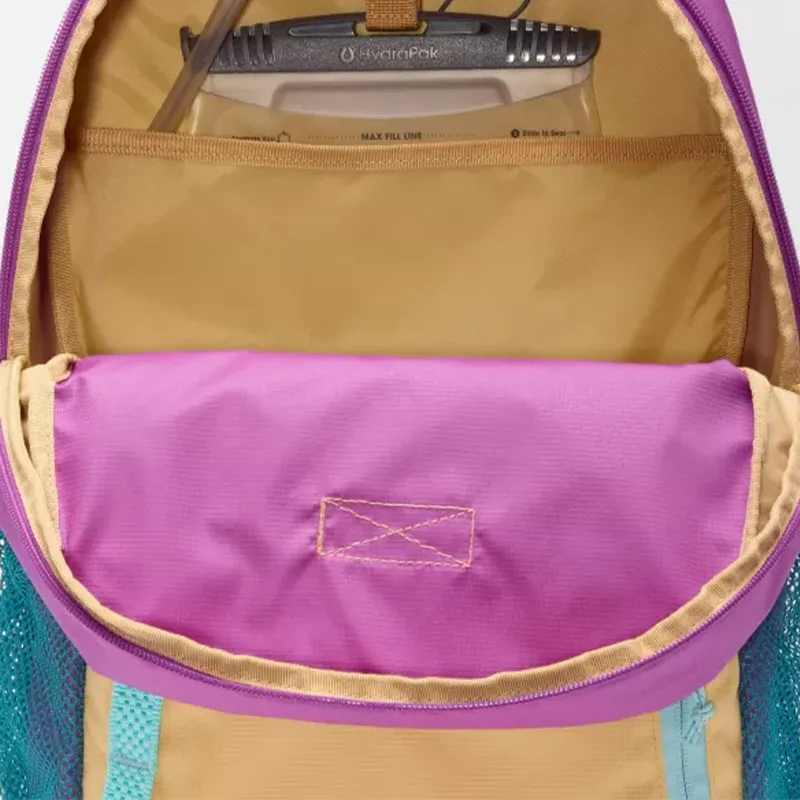 Columbia Polyester Backpack Unisex Yellow & Purple-4