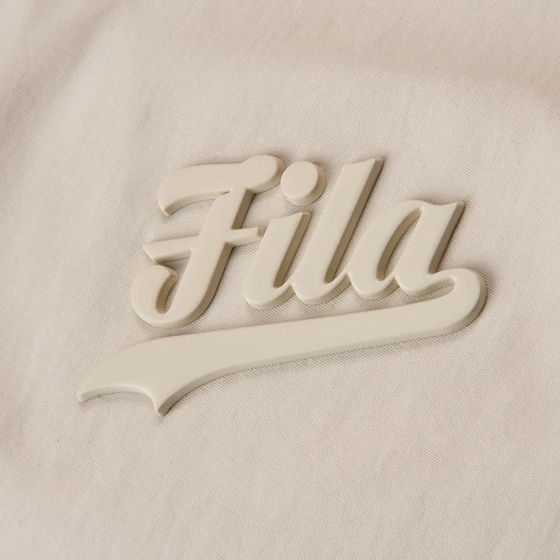FILA FUSION LIFE Fabric Tote Bag, Shopping Bag, Handbag Women's Beige & White-7