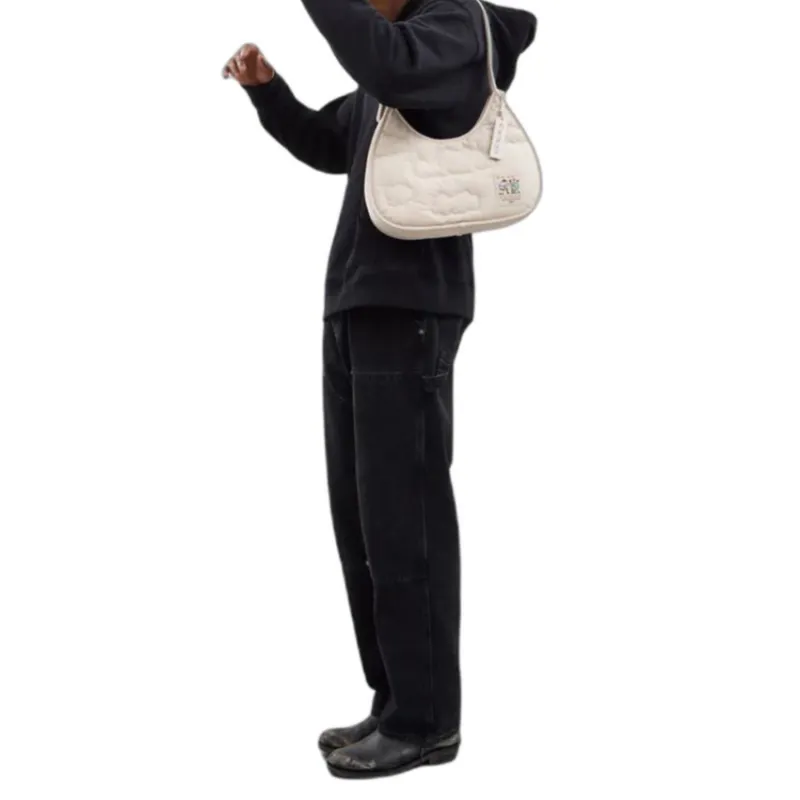 Coachtopia ErgoLoop Recycled PET Plastic Shoulder Bag Tubas Women's Ecru-5
