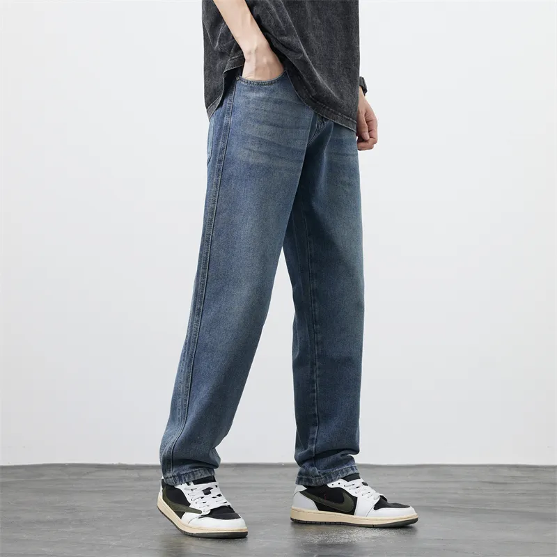 SNOW FLYING Jeans Unisex Blue-4