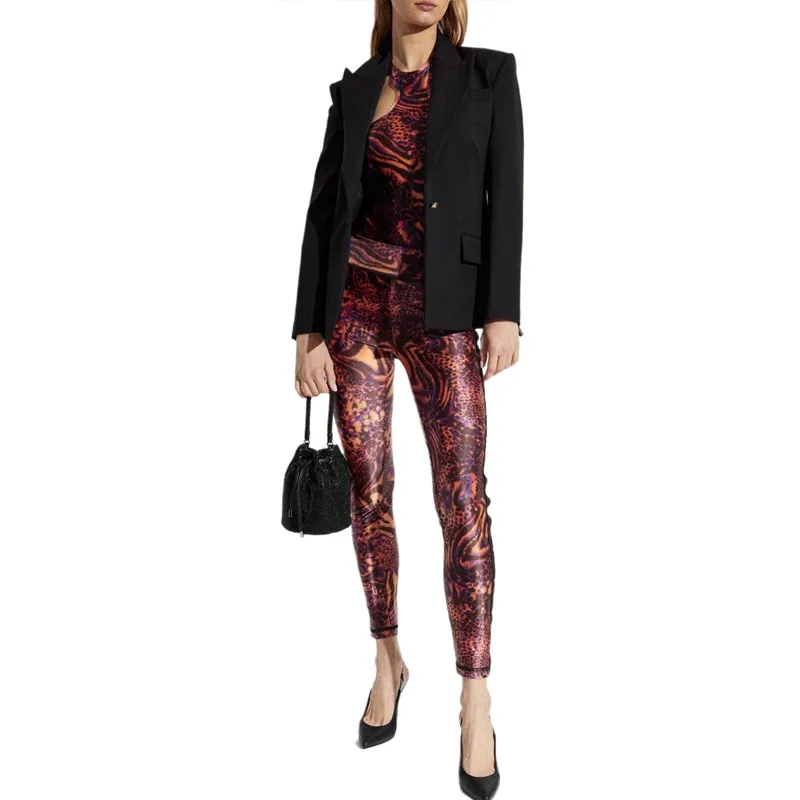 VERSACE JEANS COUTURE Animal print Leggings-1