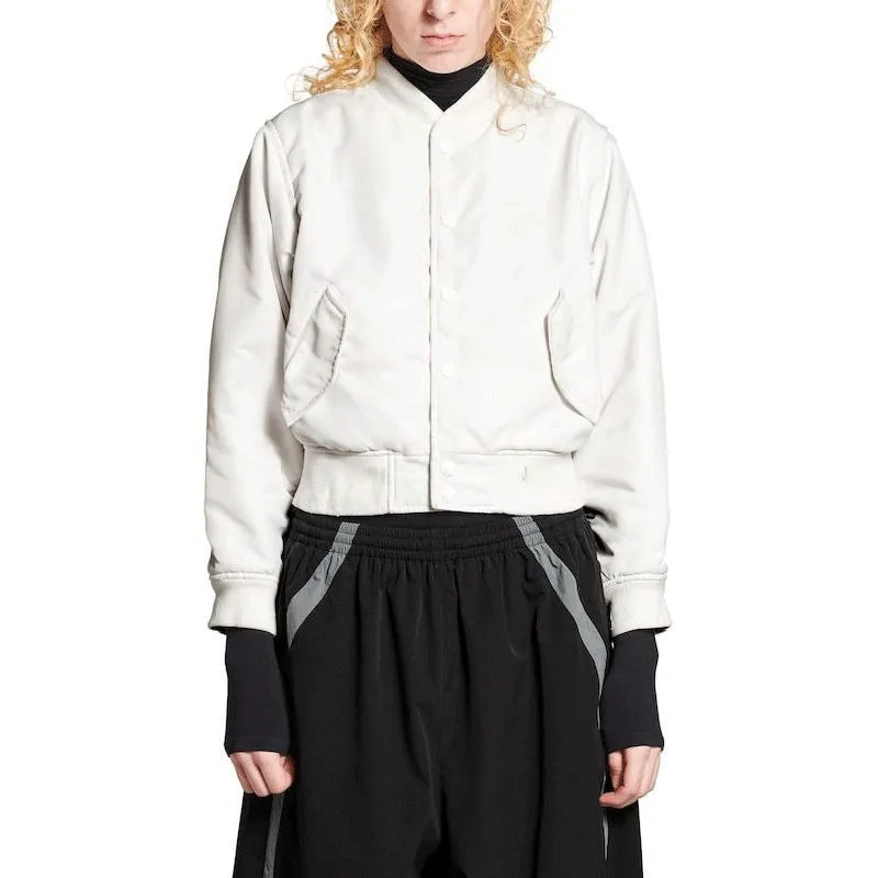 Balenciaga Loop Sports Icon Shrunk Varsity Jacket-2