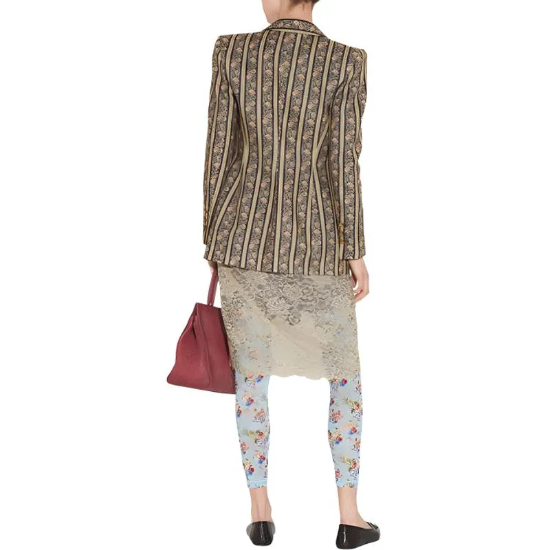 Vivienne Westwood Floral Striped Blazer-4