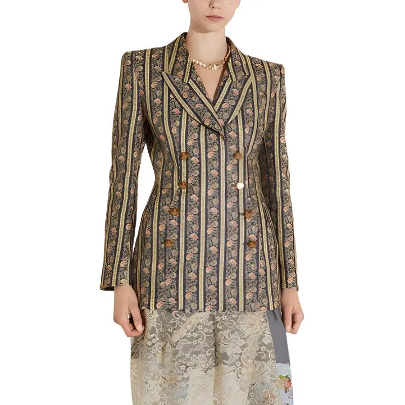 Vivienne Westwood Floral Striped Blazer-2