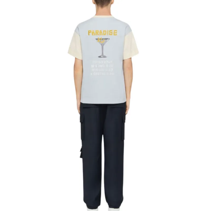 Givenchy SS25 T Shirt Men's White Light Blue-3