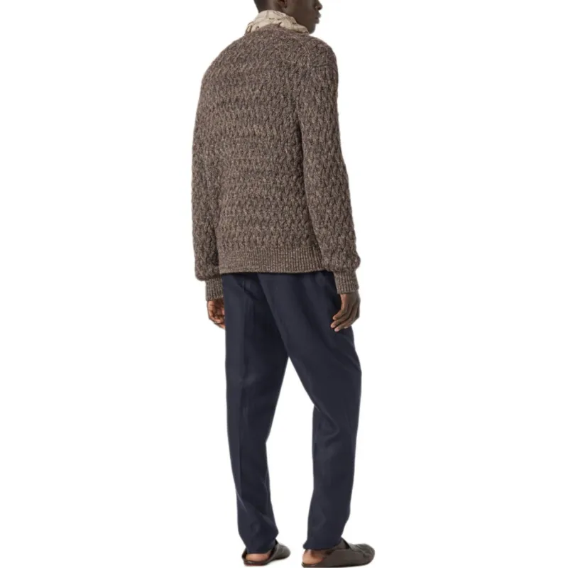 Loro Piana Knitwear Men's Blueno Horizon Color-4