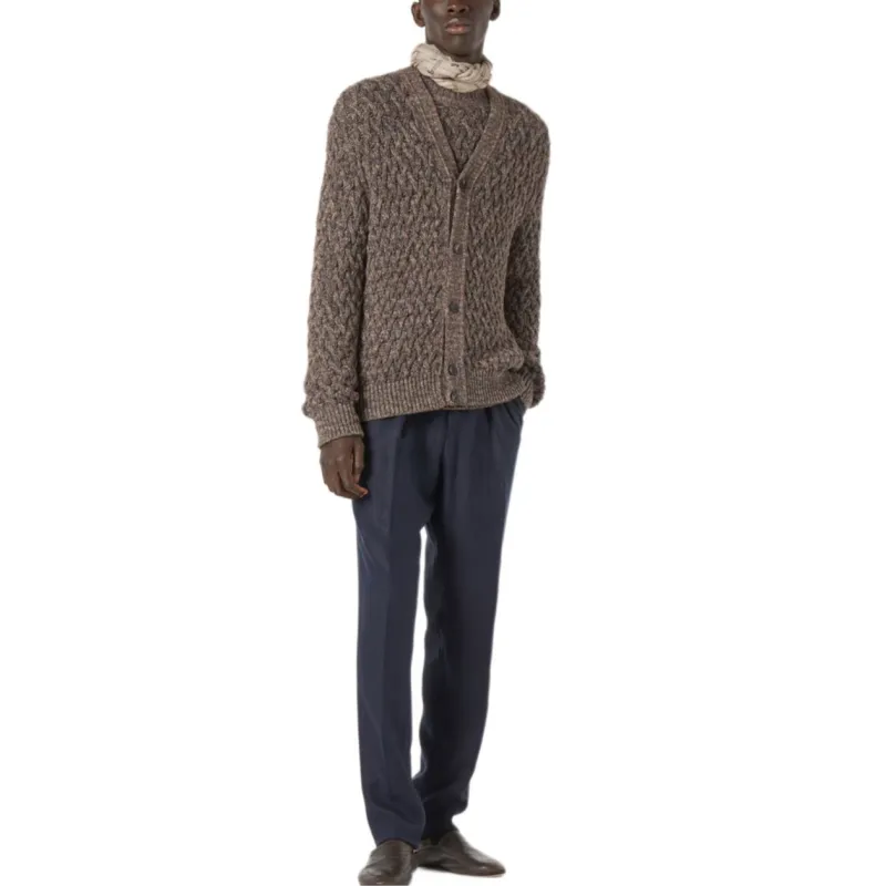 Loro Piana Knitwear Men's Blueno Horizon Color-3