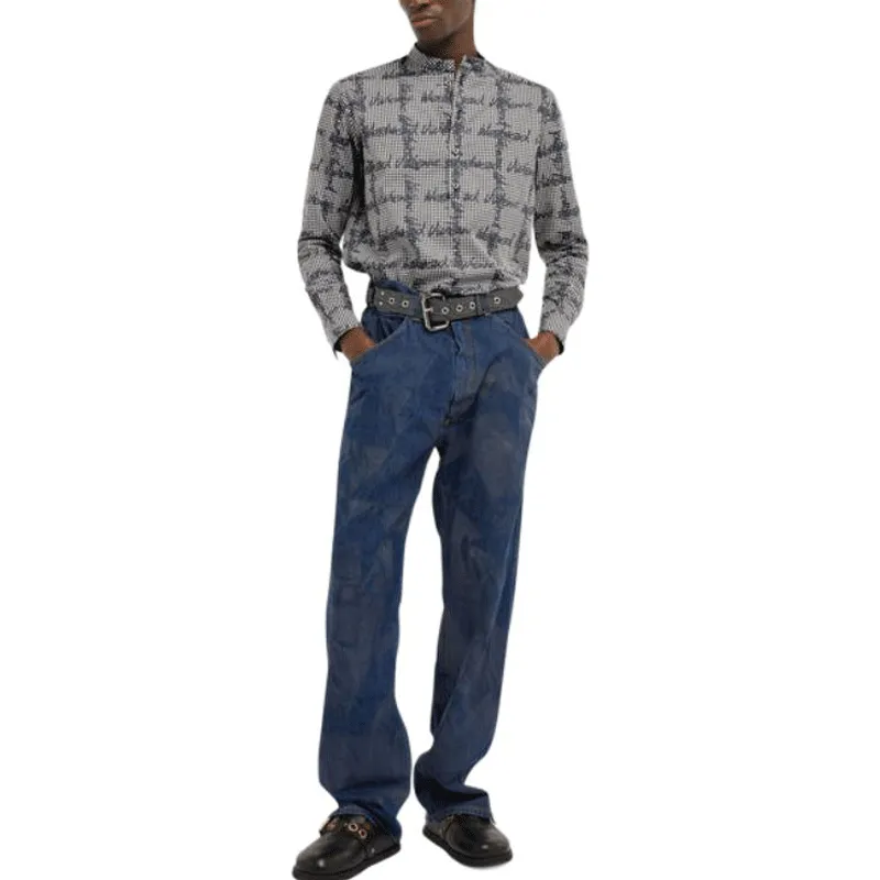 Vivienne Westwood Shirt Men's Square Volkswagen Black-3