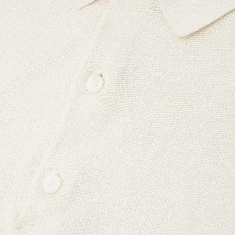 Loro Piana Polo Shirt Men's Ecru-3