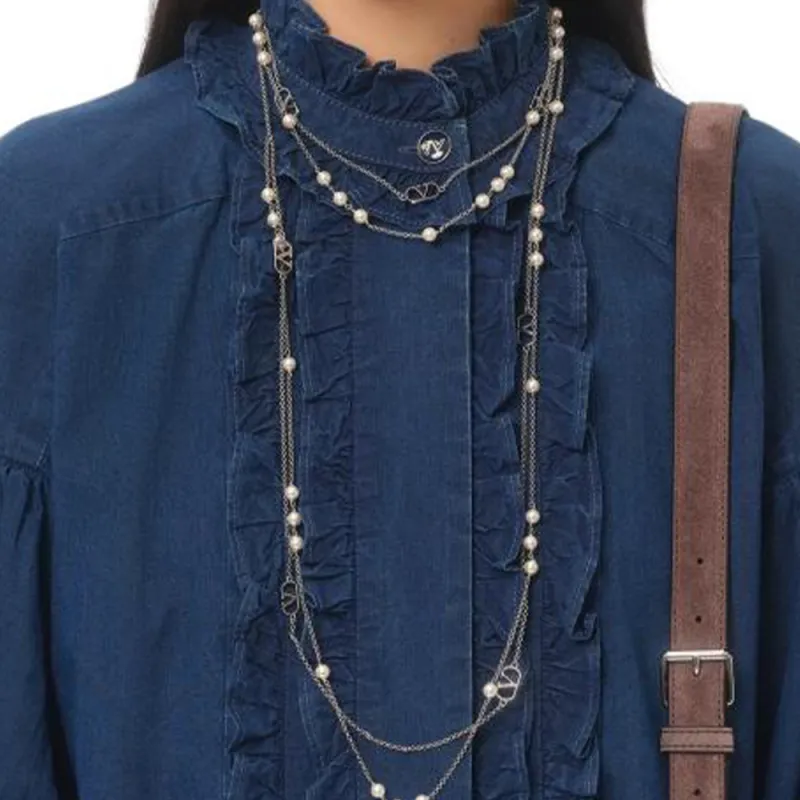 Valentino Lightweight Denim Dress-6