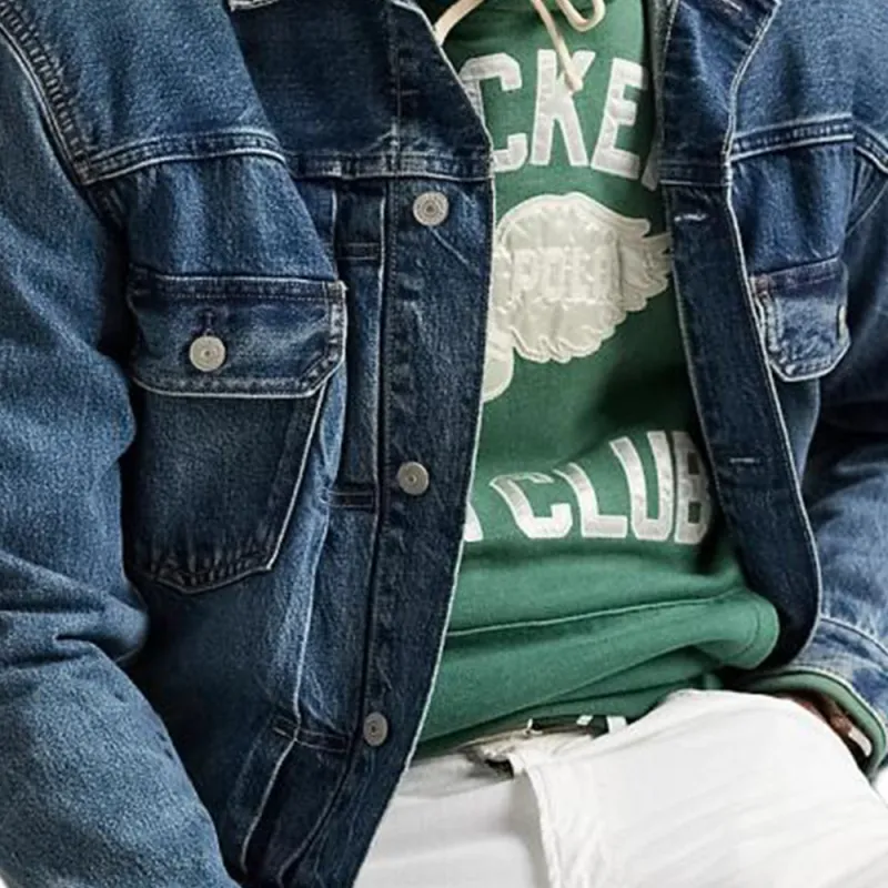 Polo Ralph Lauren Denim Jacket Men's Blue-5