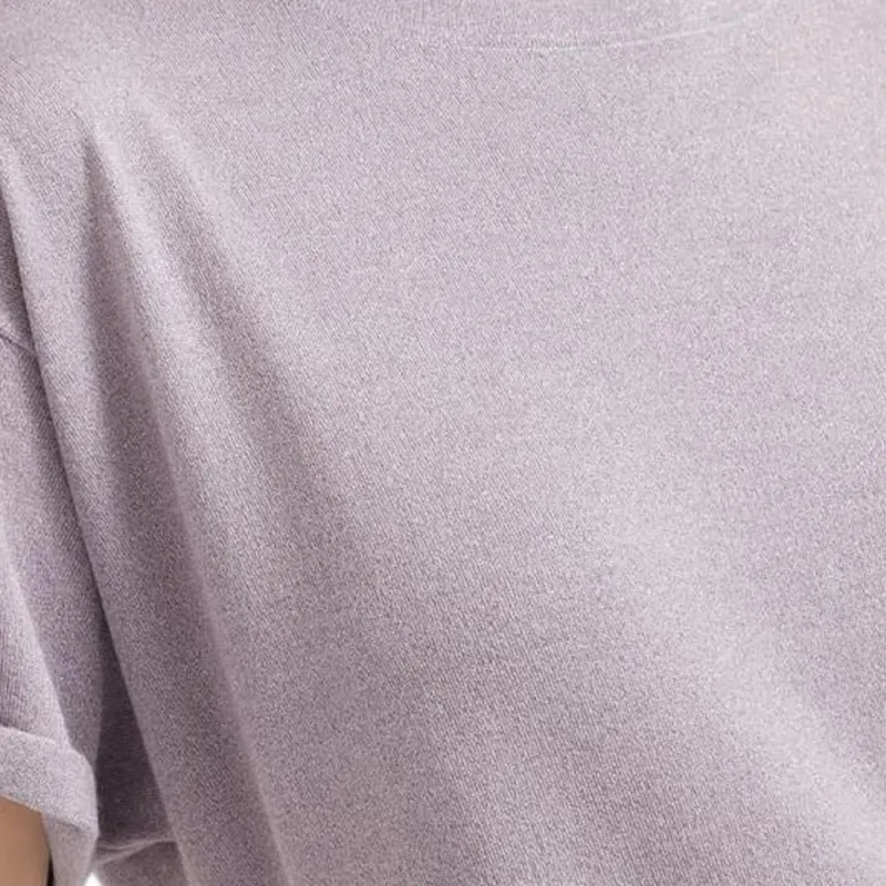 Brunello Cucinelli Short Sleeved Crewneck Knitted T Shirt-3