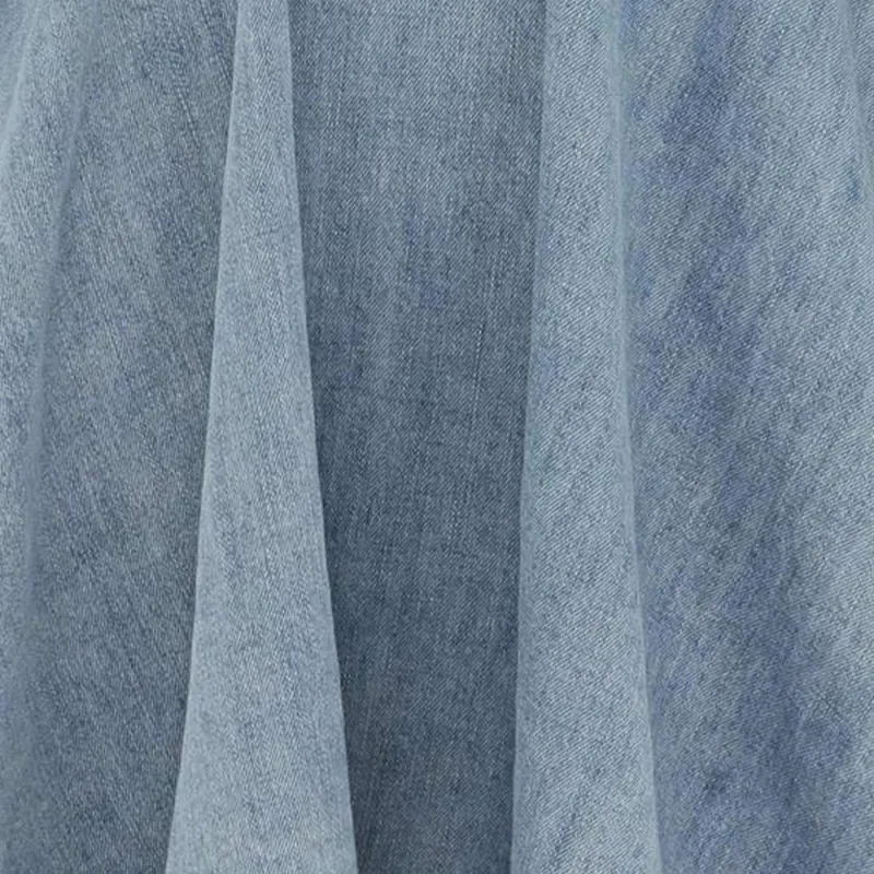 Zimmermann Tie neck Denim Mini Dress-5