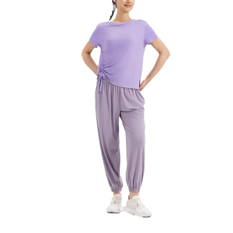 DECATHLON Knitted Sweatpants Women's Light Purple-1