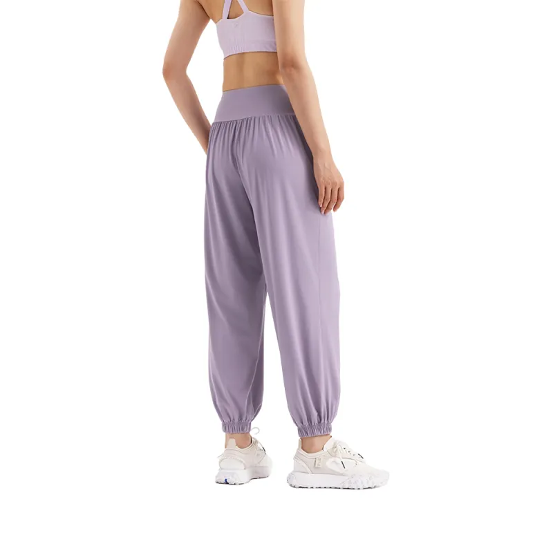 DECATHLON Knitted Sweatpants Women's Light Purple-6