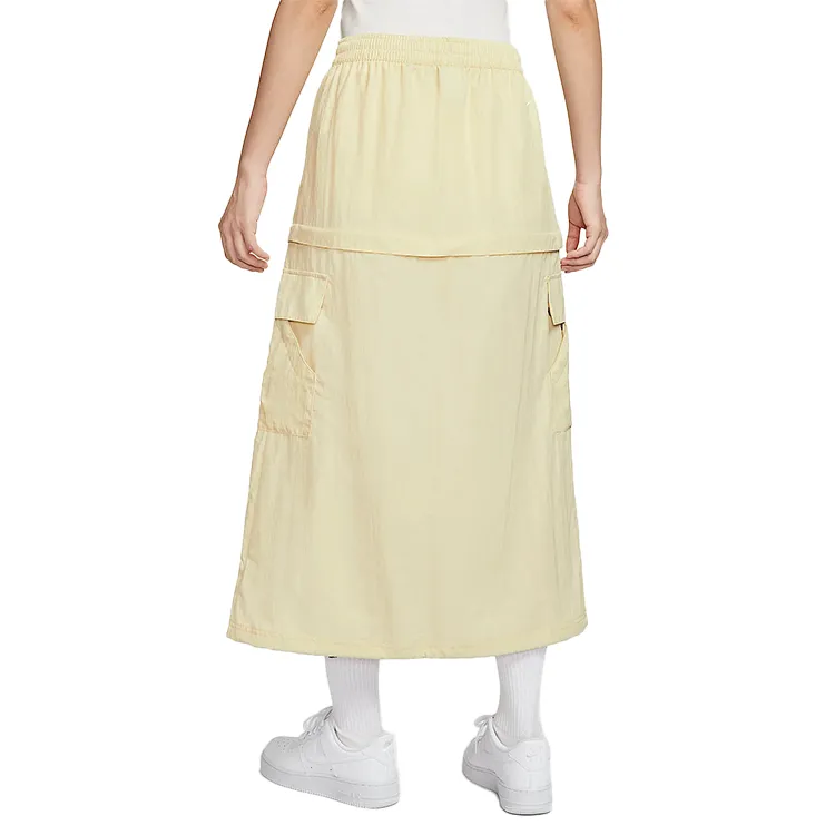 Nike Sportswear Casual Long Skirt Women's Light Khaki-1