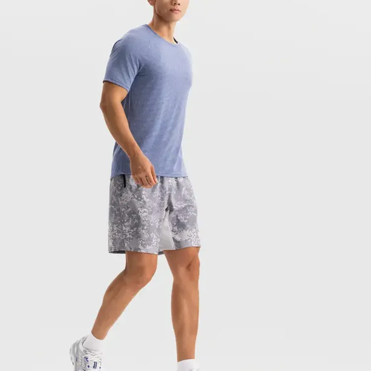 DECATHLON 500 Series T Shirt Men's Gray Slate Blue-5