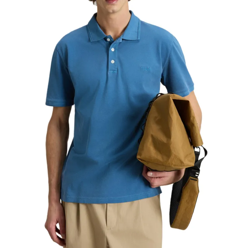 WOOLRICH Garment Dyed Mackinack Polo Shirt-4
