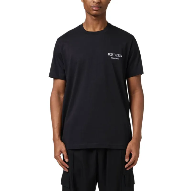 Iceberg Logo patch T shirt-2