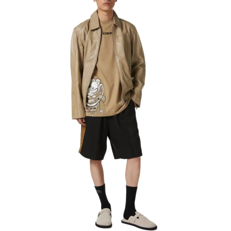 Iceberg Logo Embroidered T Shirt-1