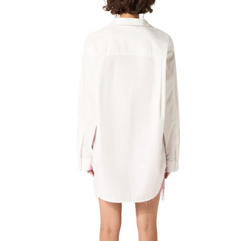 Blumarine Logo embellished Shirt-3