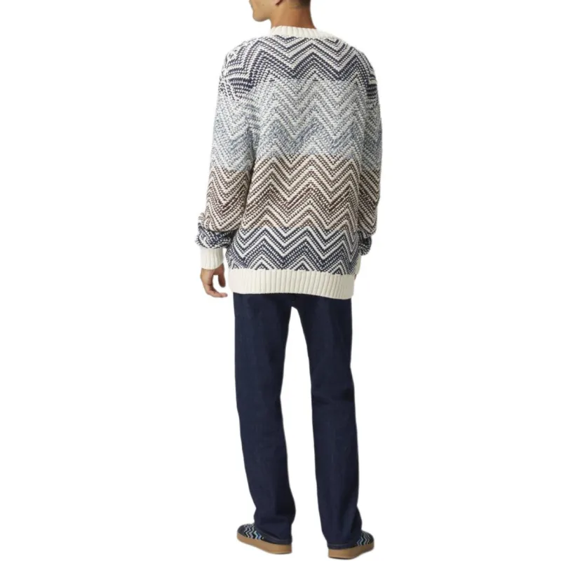 MISSONI Zigzag Crochet Knitted Cardigan-2