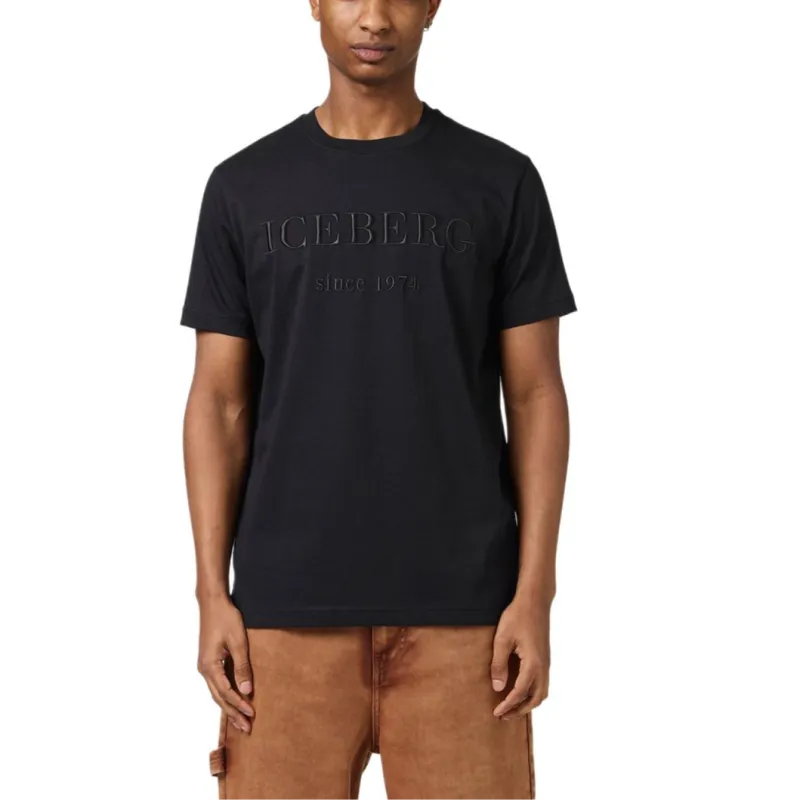 Iceberg Logo embroidered T shirt-2