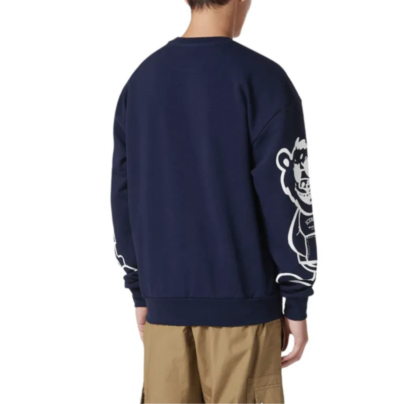Iceberg Logo Embroidered Crewneck Sweatshirt-3