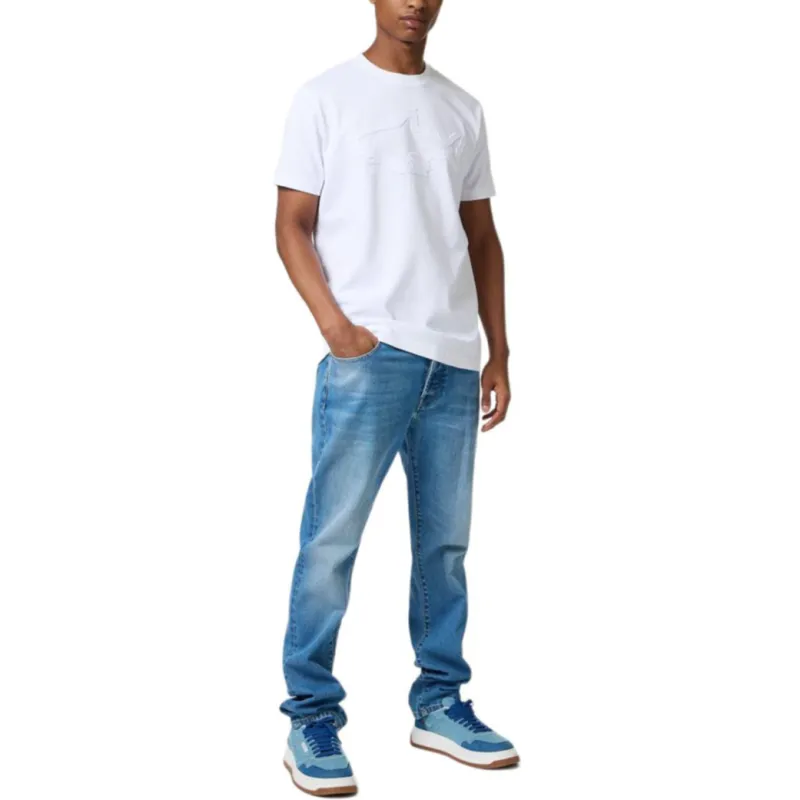 Iceberg Logo Printed Crewneck T Shirt-1