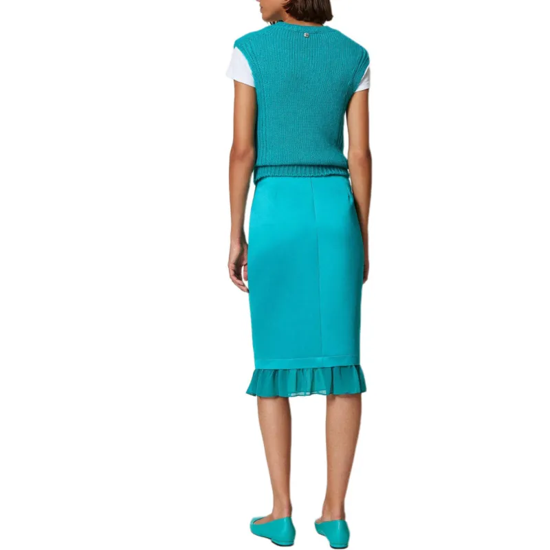 Twinset Duchesse Midi Skirt-2
