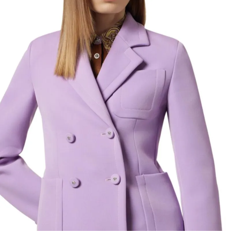 VERSACE Double breasted Blazer-4