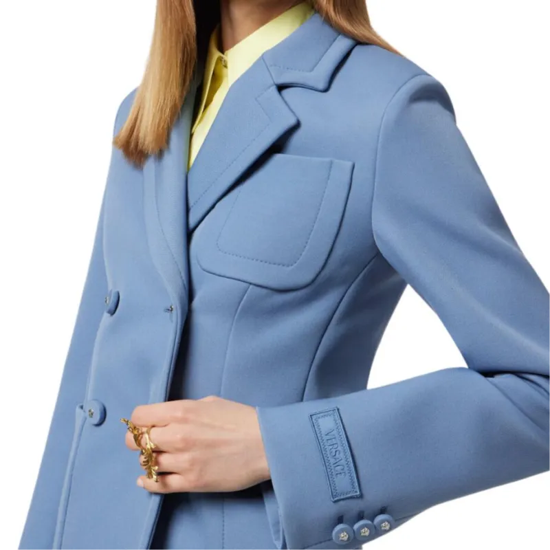 VERSACE Double breasted Blazer-4