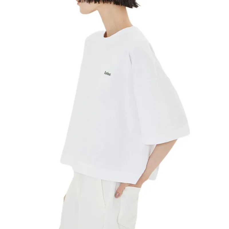 BARBOUR T Shirts Women's White-5