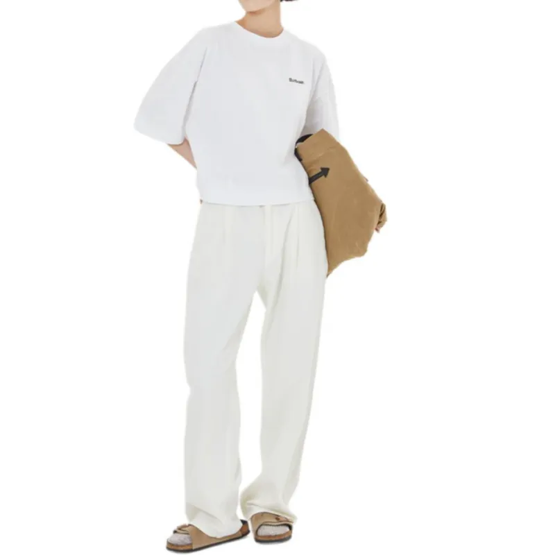 BARBOUR T Shirts Women's White-3