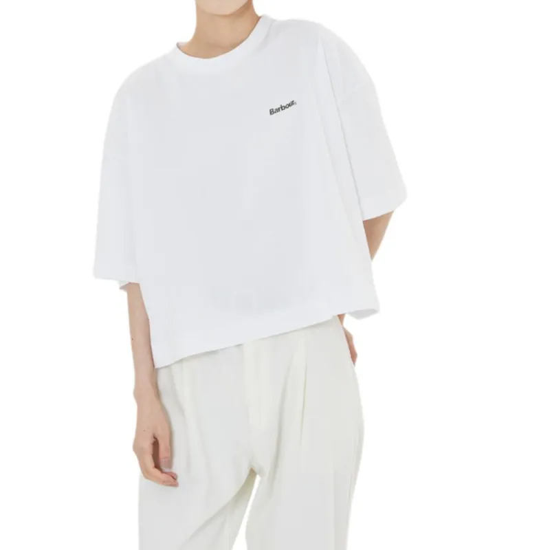 BARBOUR T Shirts Women's White-2