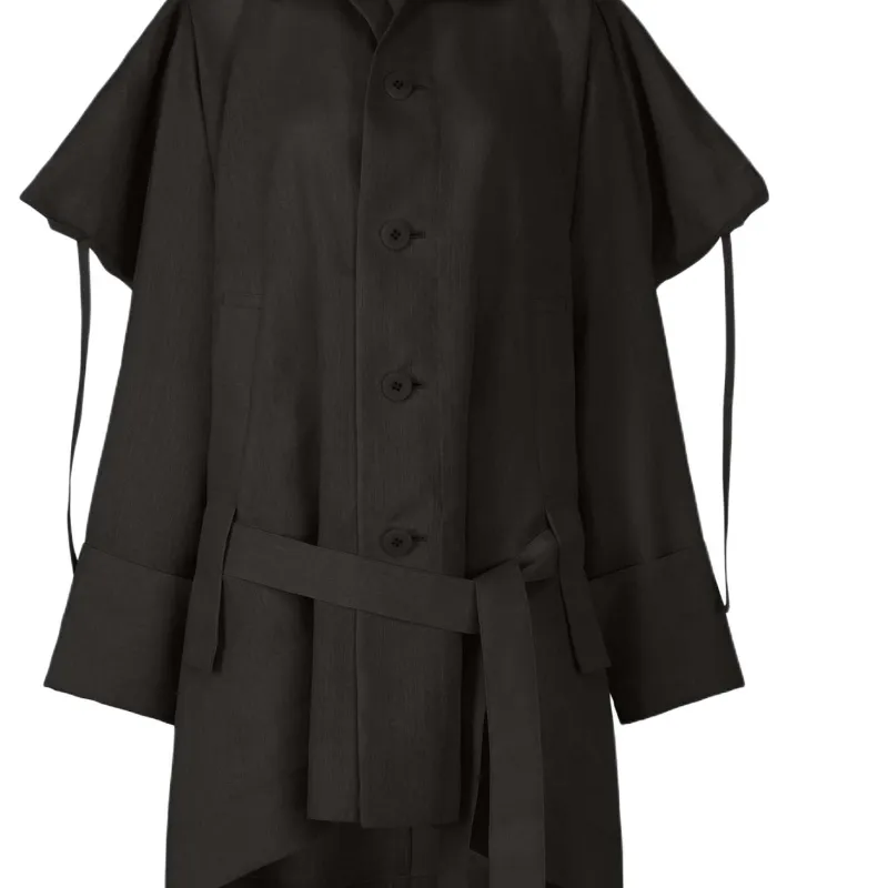 ISSEY MIYAKE Coats Women's Black-4