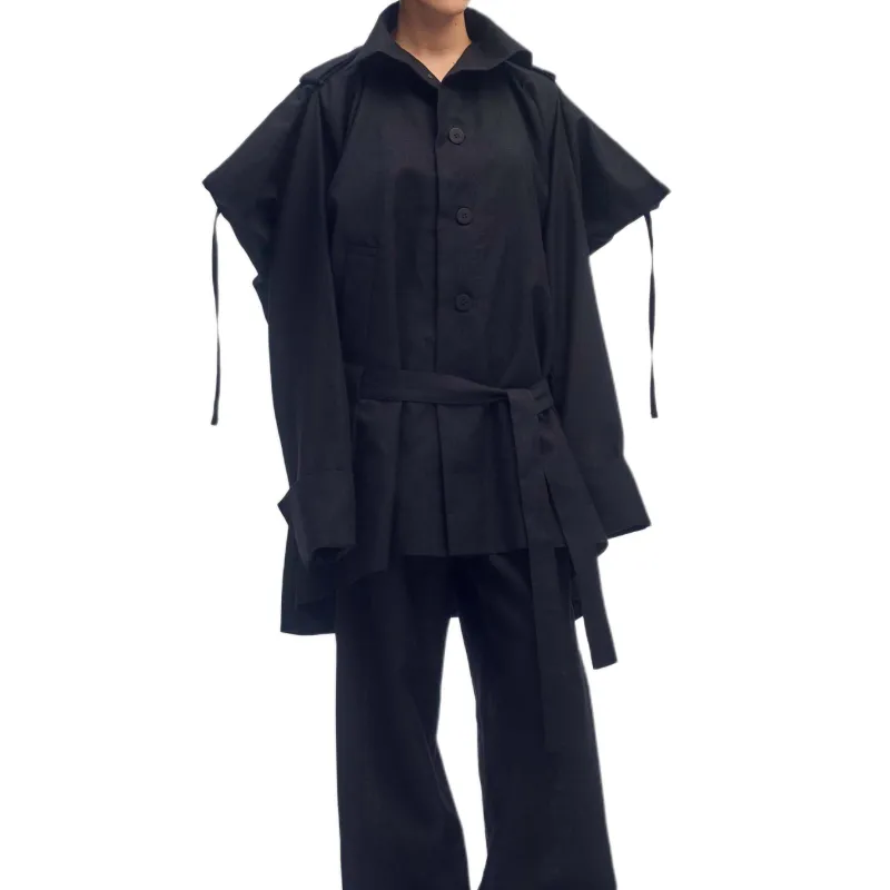 ISSEY MIYAKE Coats Women's Black-2
