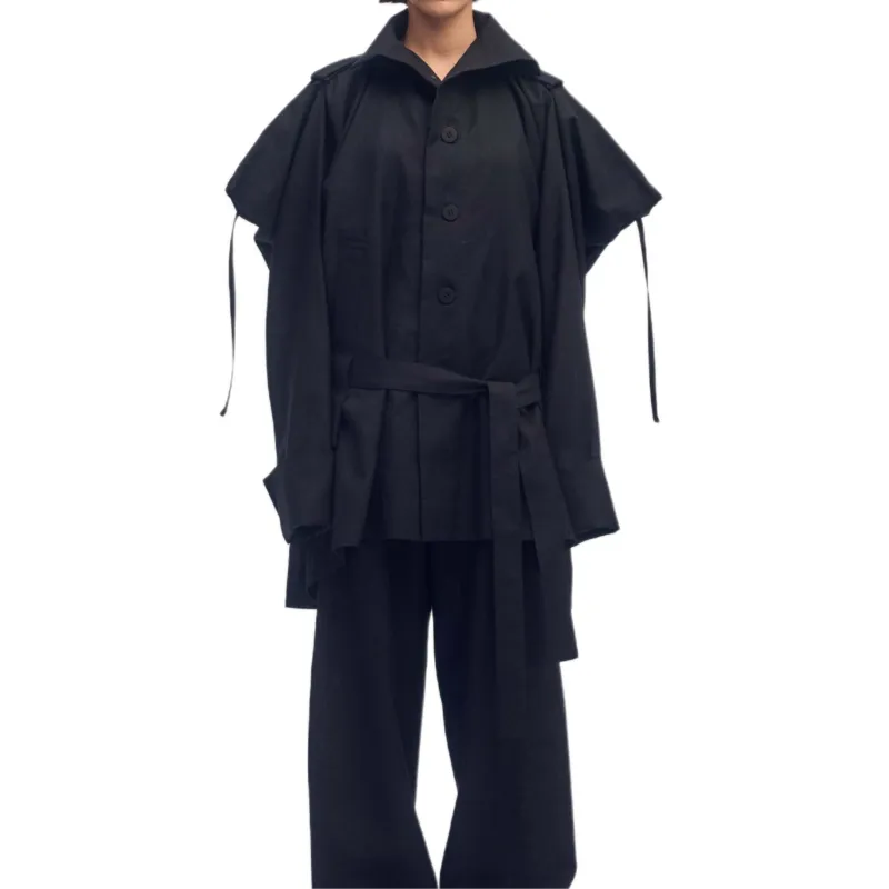 ISSEY MIYAKE Coats Women's Black-1