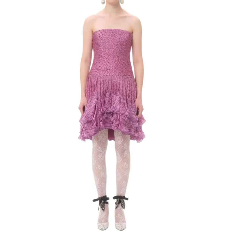 Valentino Sleeveless Dress Women's Rose Red-1