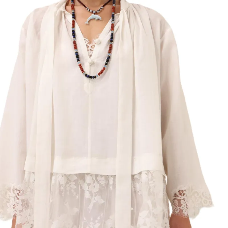 Zimmermann Long Sleeved Dress Women's Ivory White-7
